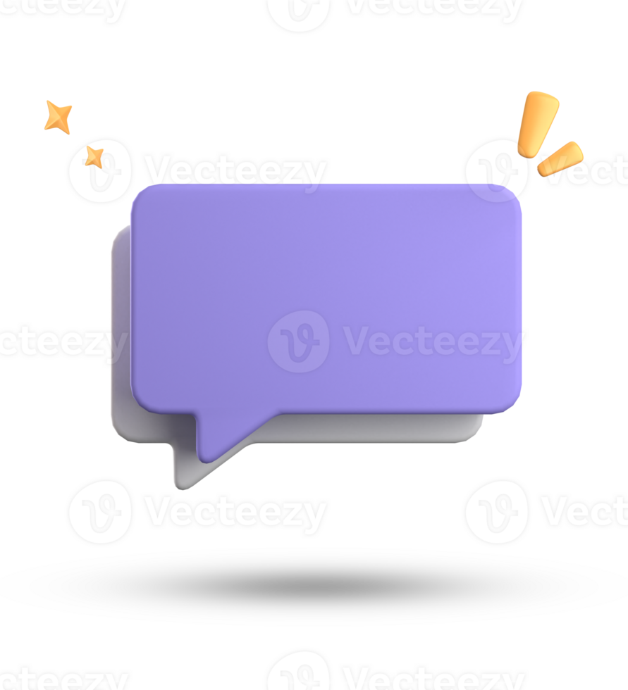 3d rendering of speech bubble, 3D pastel chat icon set. Set of 3d speak bubble. png