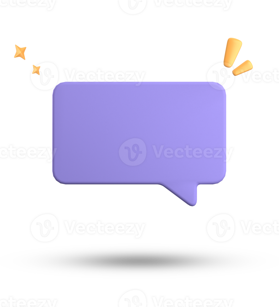3d rendering of speech bubble, 3D pastel chat icon set. Set of 3d speak bubble. png