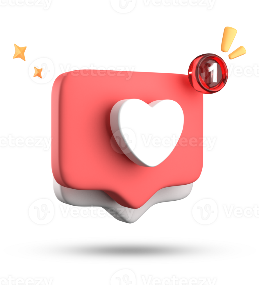 3d rendering of speech bubble love, 3D pastel pink purple chat icon set. Set of 3d speak bubble. png