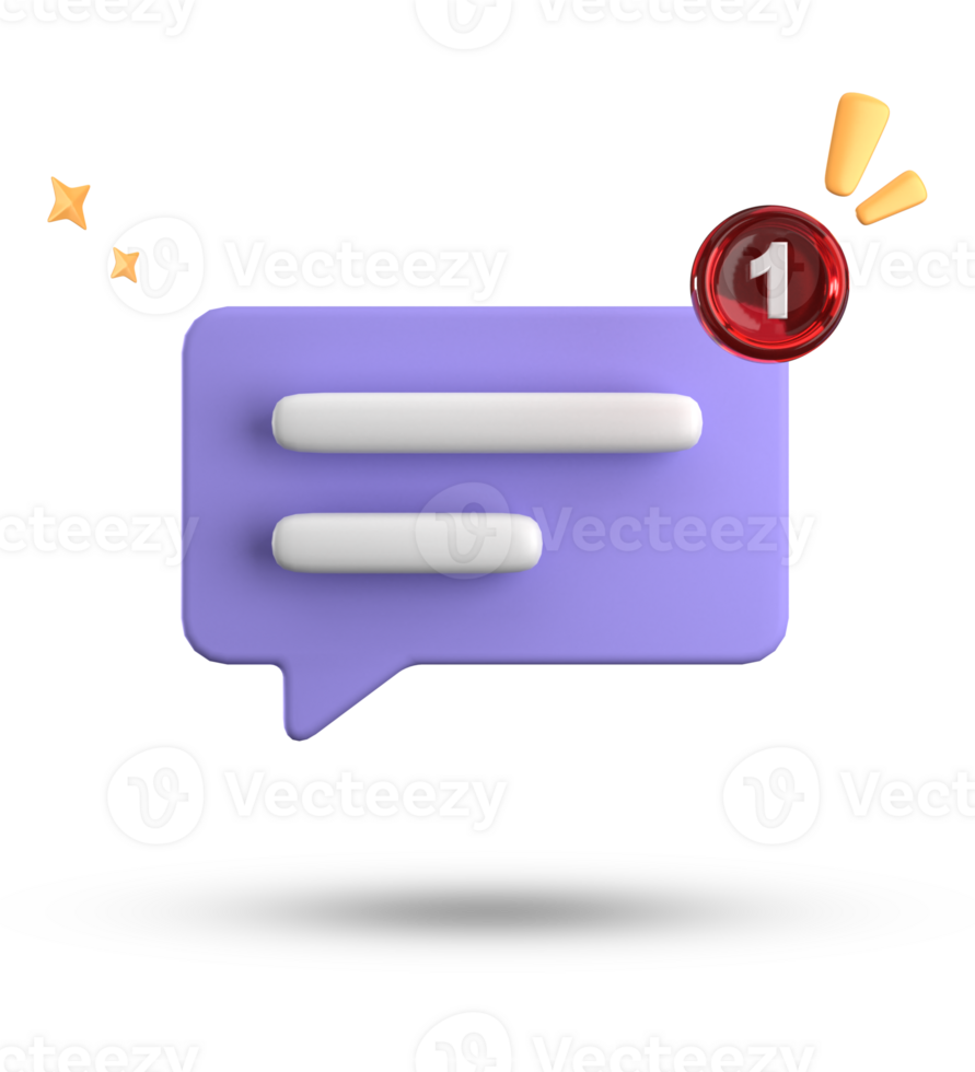 3d rendering of speech bubble, 3D pastel chat icon set. Set of 3d speak bubble. png