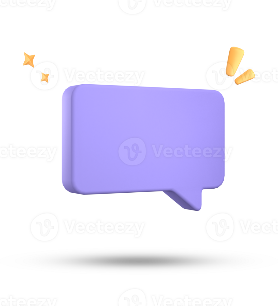 3d rendering of speech bubble, 3D pastel chat icon set. Set of 3d speak bubble. png