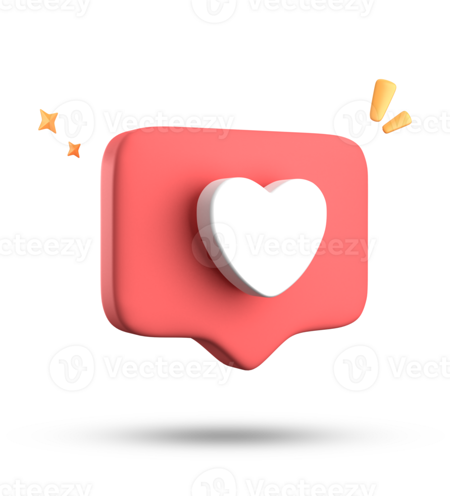 3d rendering of speech bubble love, 3D pastel pink purple chat icon set. Set of 3d speak bubble. png