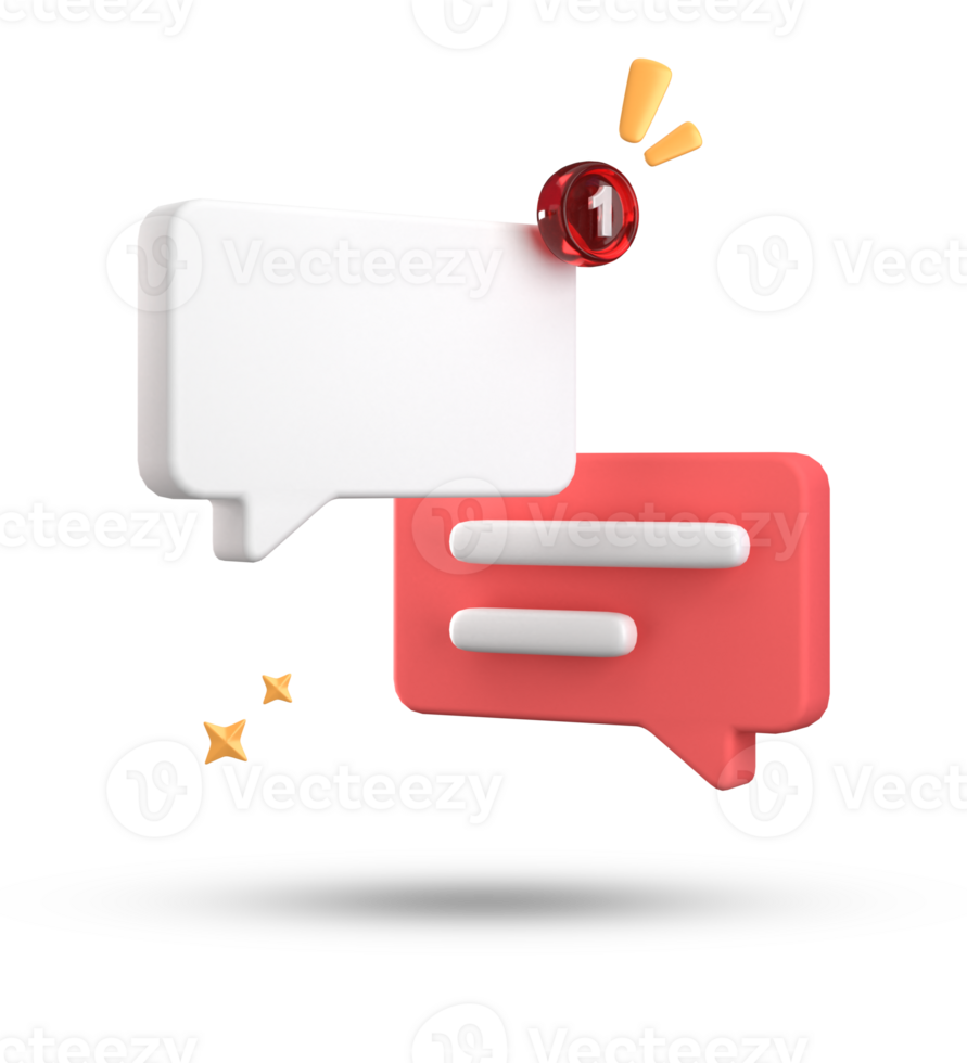 3d rendering of speech bubble, 3D pastel chat icon set. Set of 3d speak bubble. png