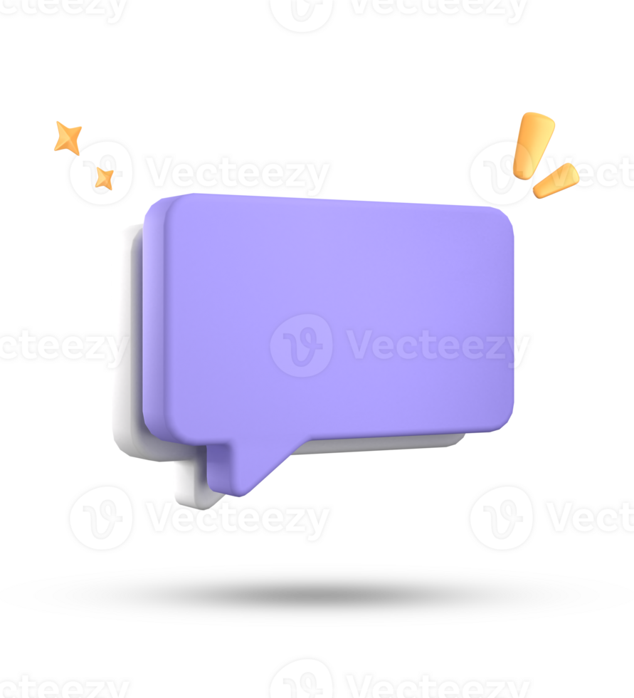3d rendering of speech bubble, 3D pastel chat icon set. Set of 3d speak bubble. png