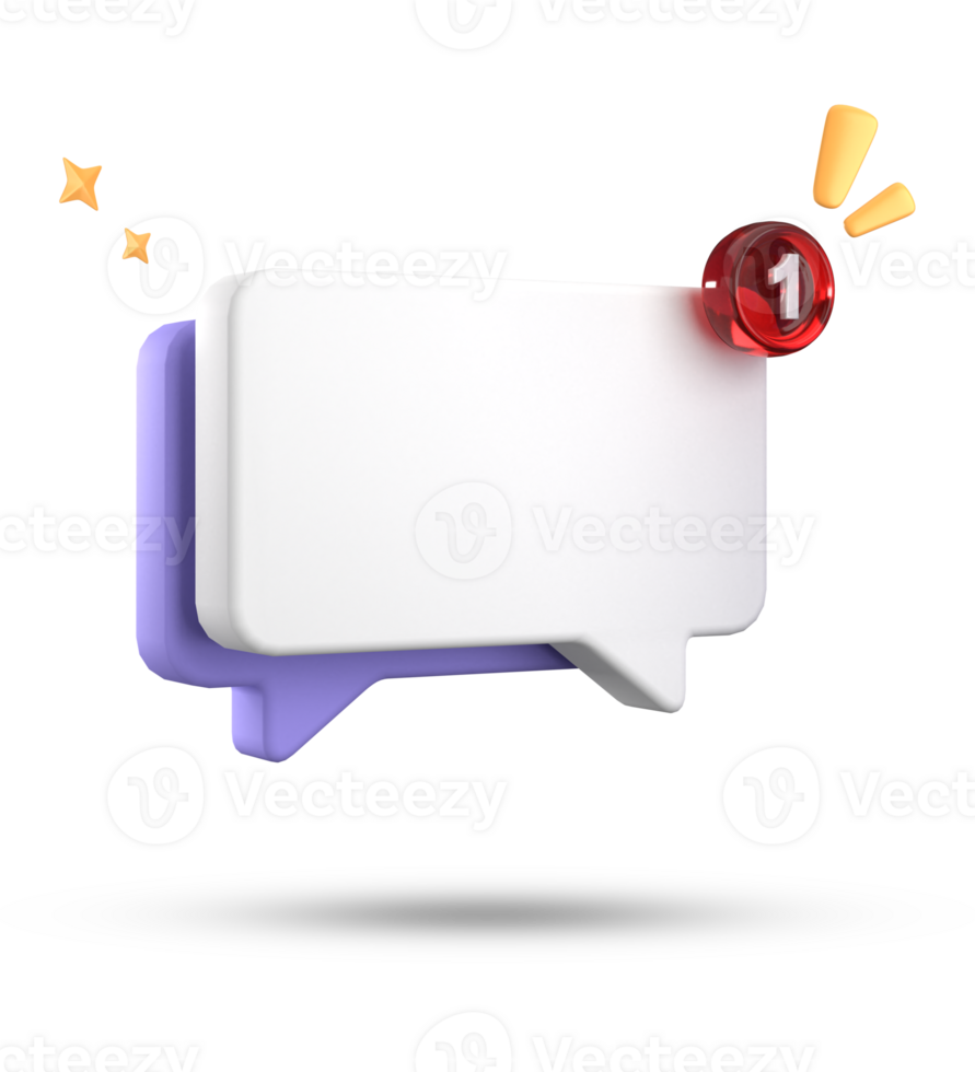 3d rendering of speech bubble, 3D pastel chat icon set. Set of 3d speak bubble. png