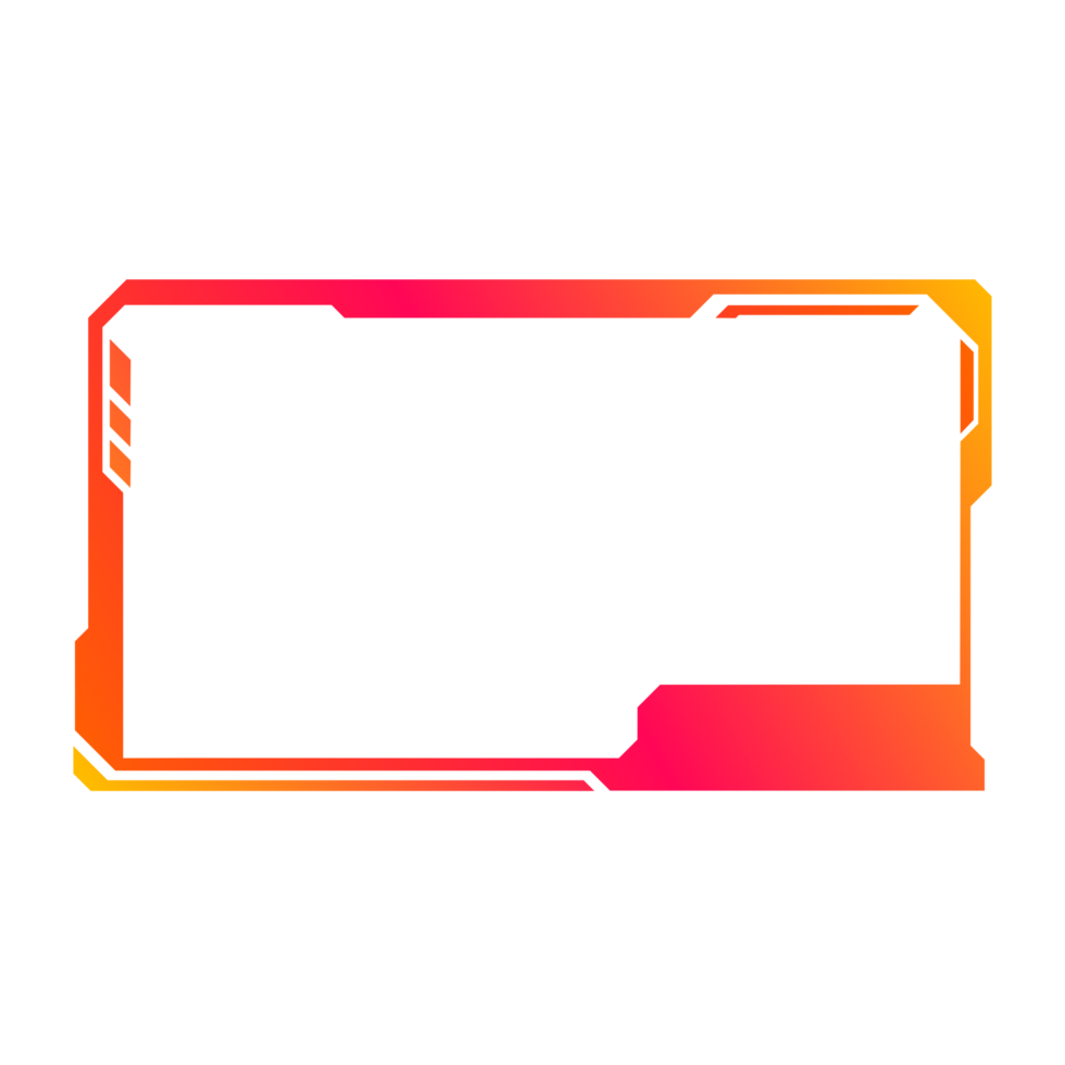 Hud frames futuristic frame. gradient Futuristic text frame. scifi frame hud. gradient hud futuristic frame. scifi digital screen border. png