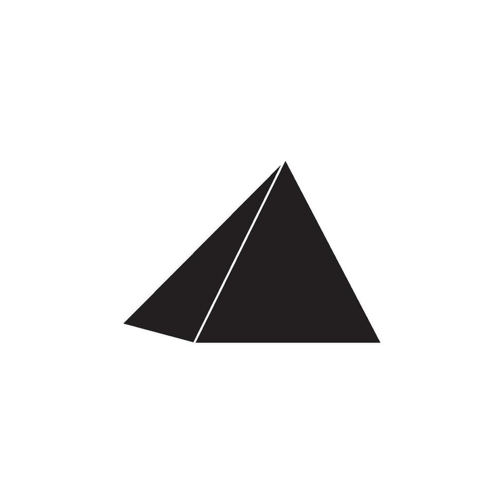 pirámide icono vector