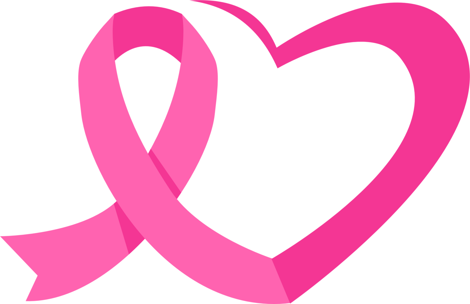 Pink ribbon Clipart 32415136 PNG