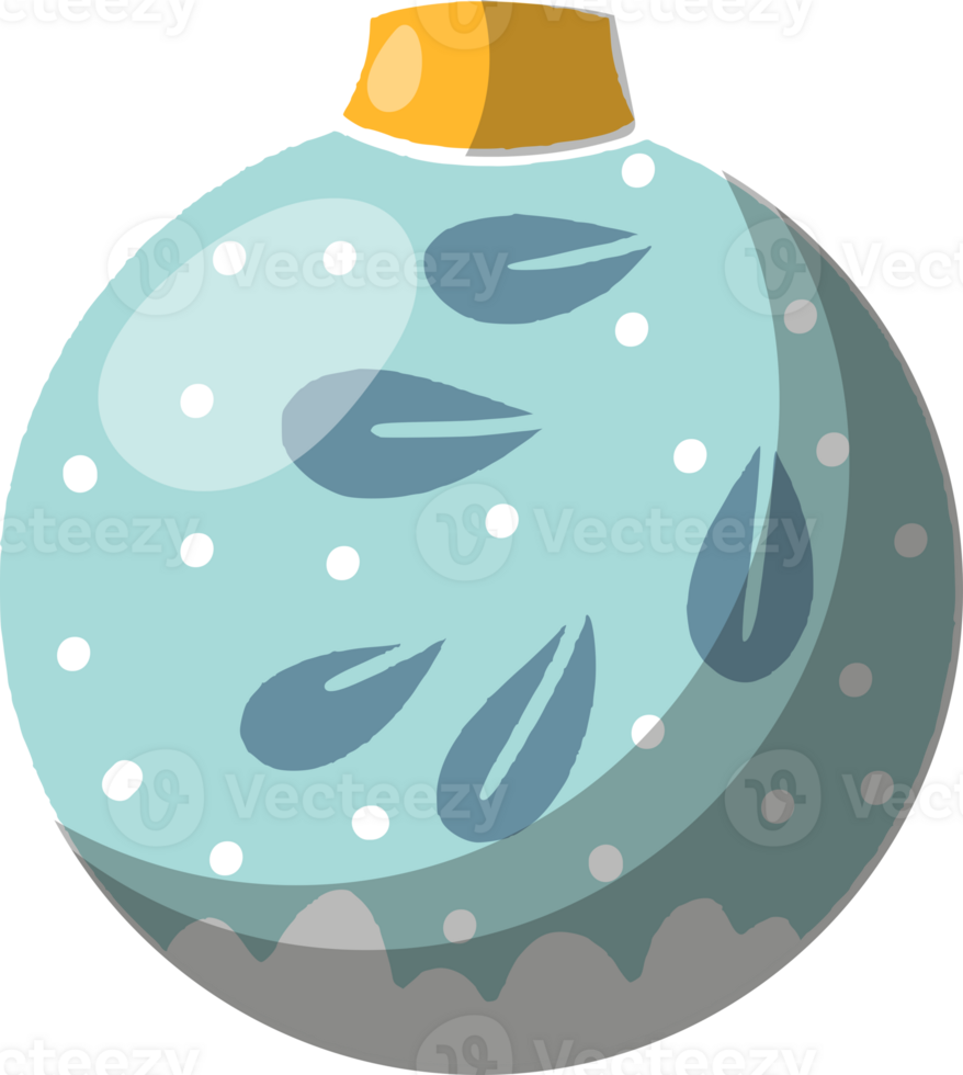 christmas ball tree decor illustration png