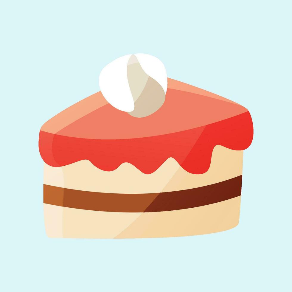 vector delicioso pasteles en mano dibujado estilo