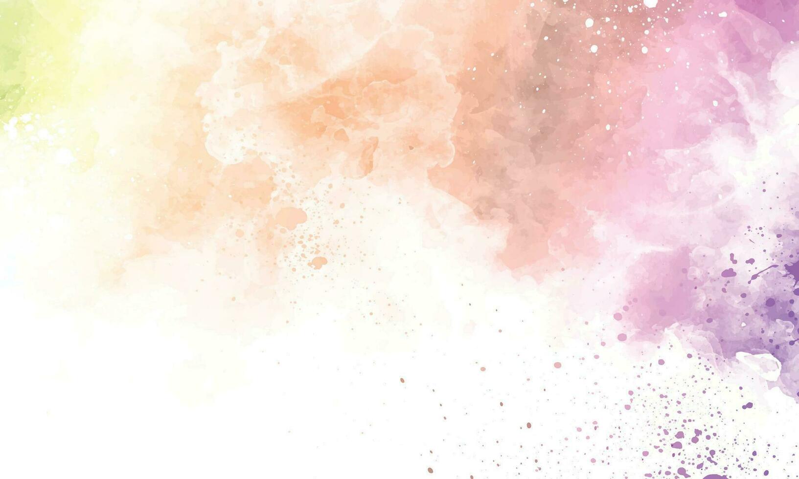 Vector watercolor stains abstract background