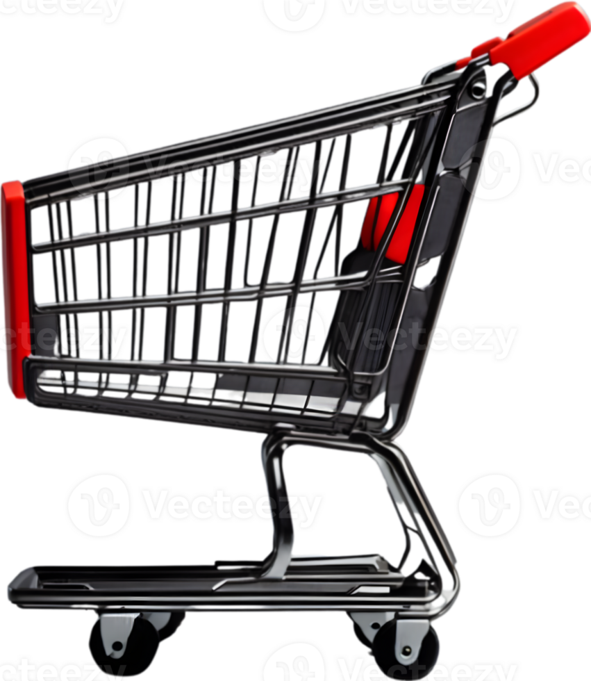 Shopping Cart, Buy Online, E-commerce, Cart Checkout, Add to Cart, Digital Shopping ai generative png