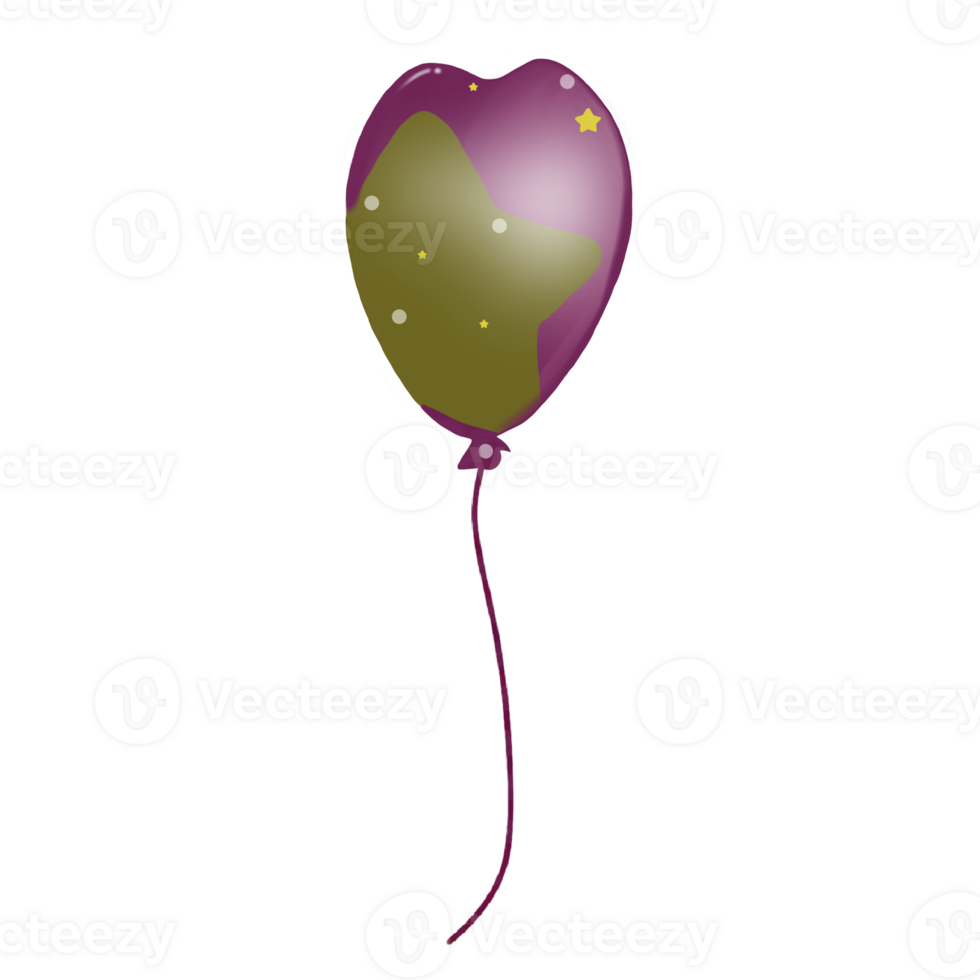 Pink heart balloon png