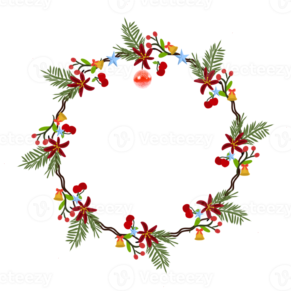 Christmas ring for celebration png