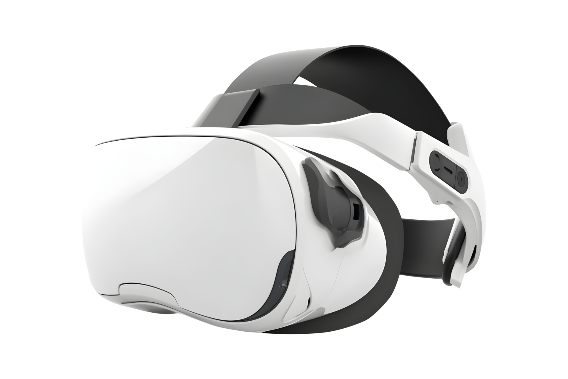 VR headset virtual reality goggles. generated AI 32417096 PNG