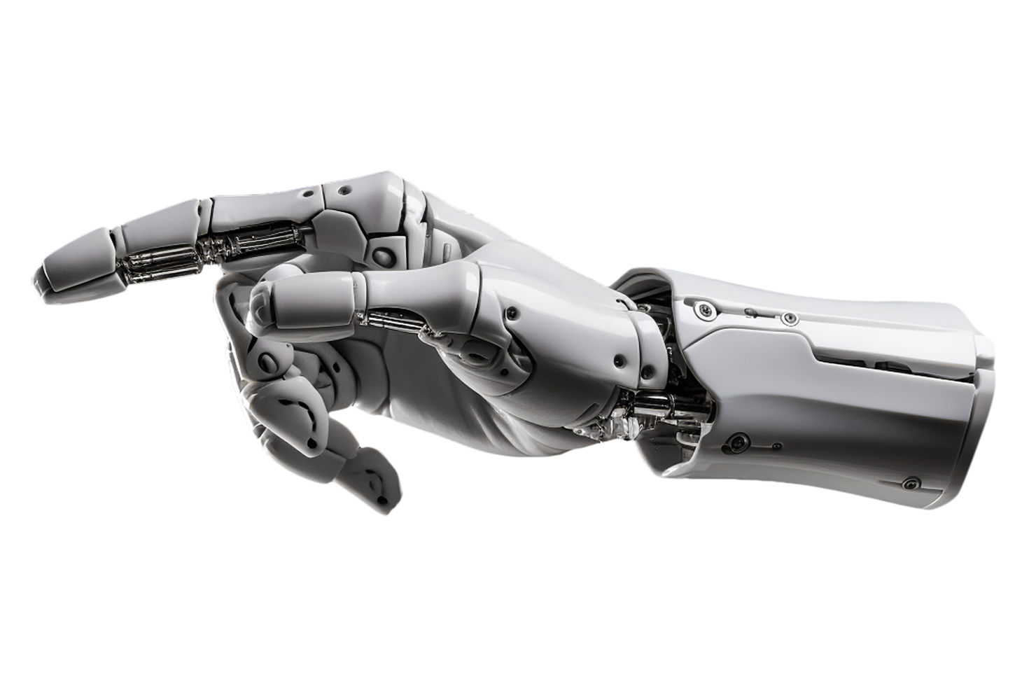 Hyper-Realistic Robotic Hand Illustrating the Future of Technology and Innovation. generated ai png