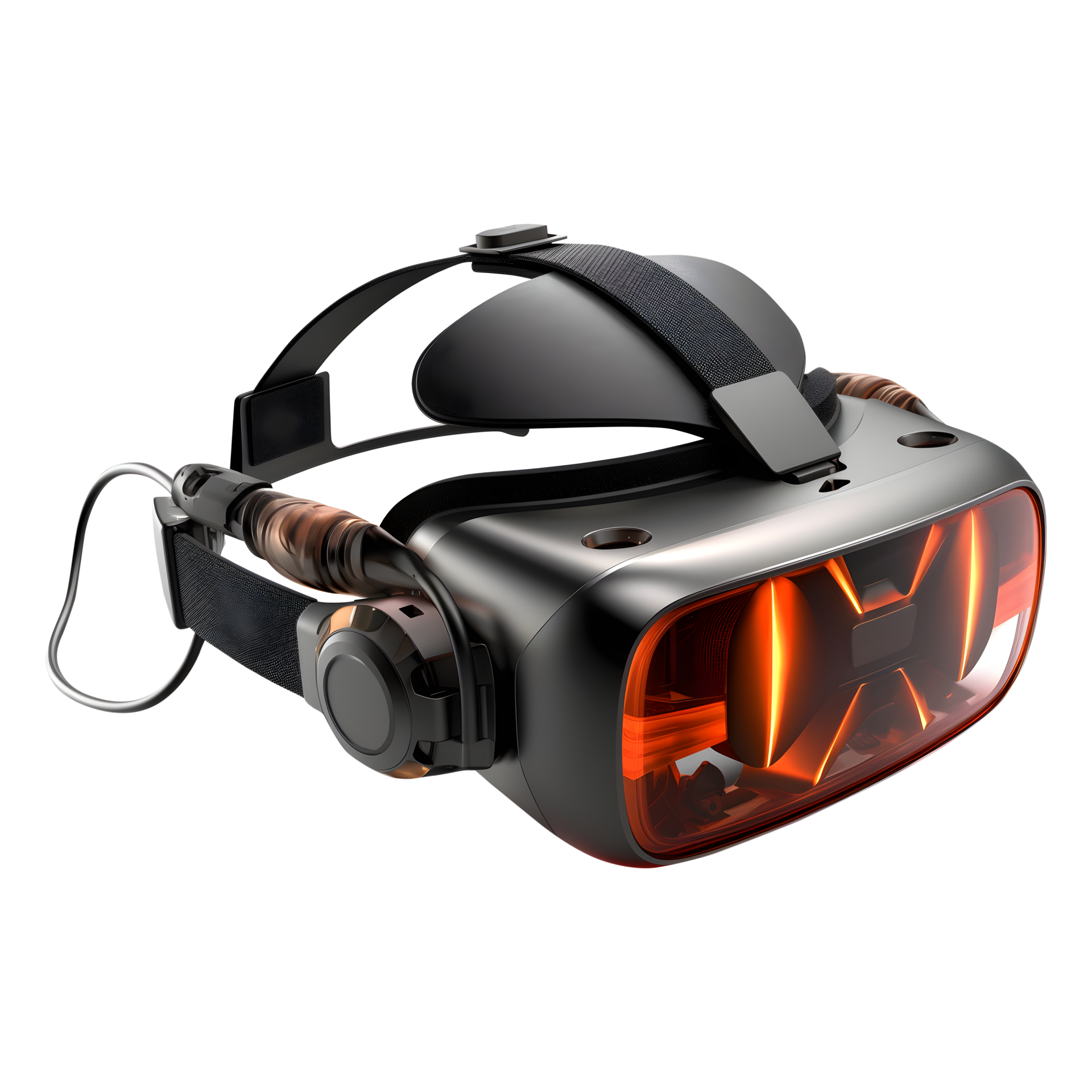 VR headset virtual reality goggles. generated AI 32417288 PNG