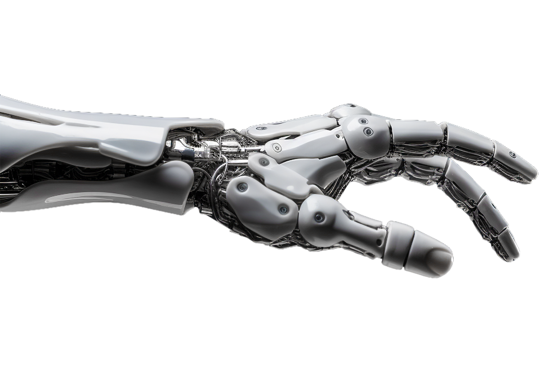 Hyper-Realistic Robotic Hand Illustrating the Future of Technology and ...