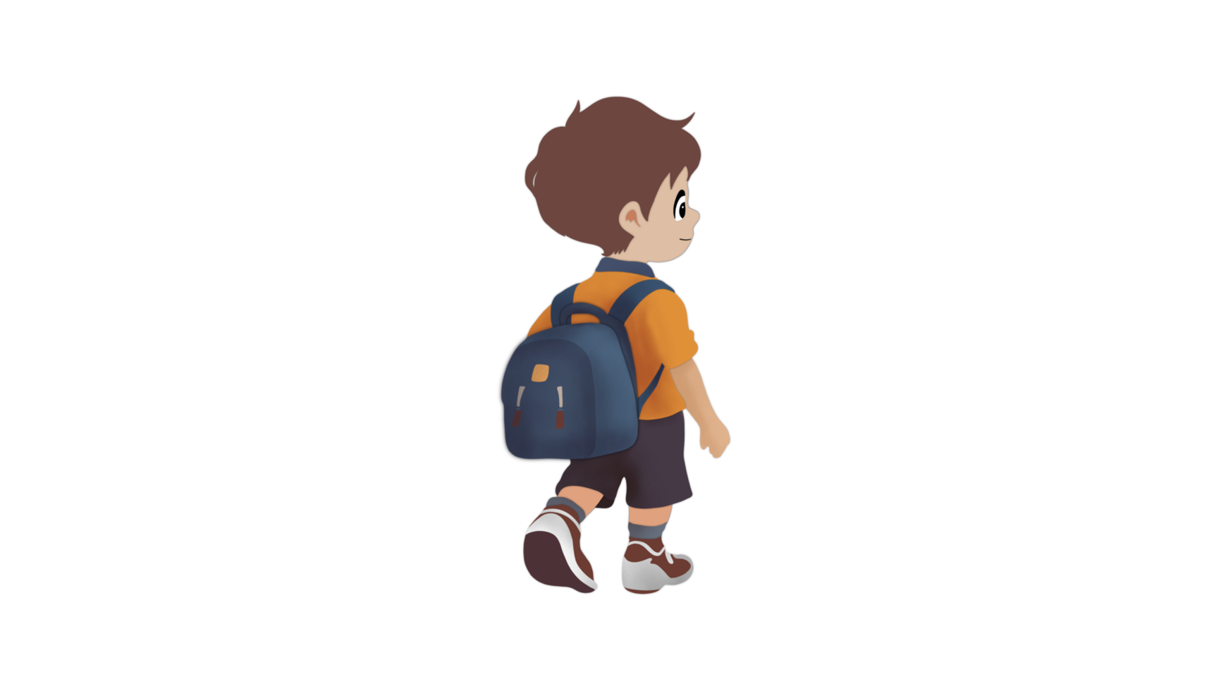 Back to school, Kid with backpack going to school, School bus kids concept, For kid education png