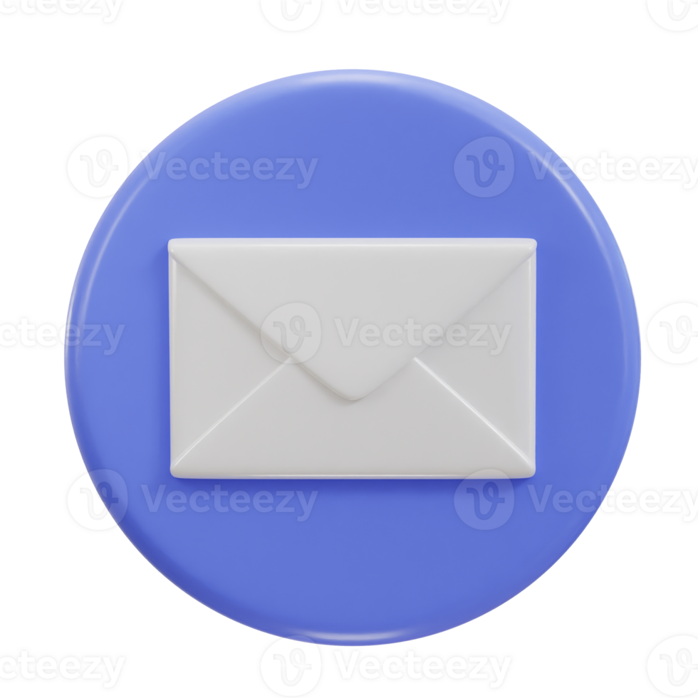 email envelope 3d icon png