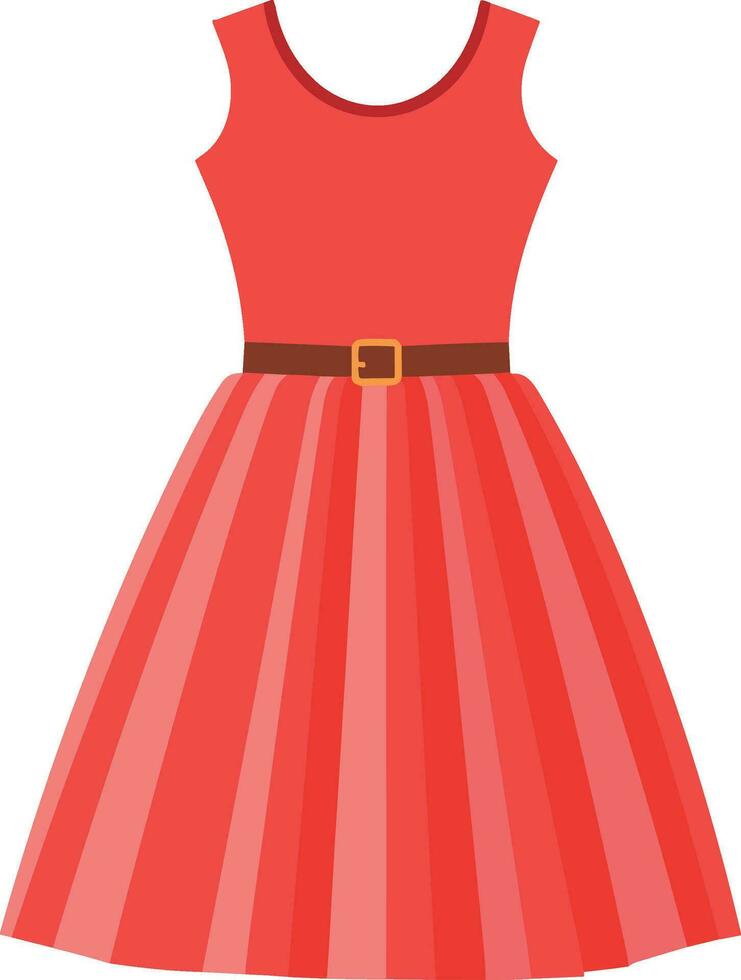 vector de de moda mujer verano vestir