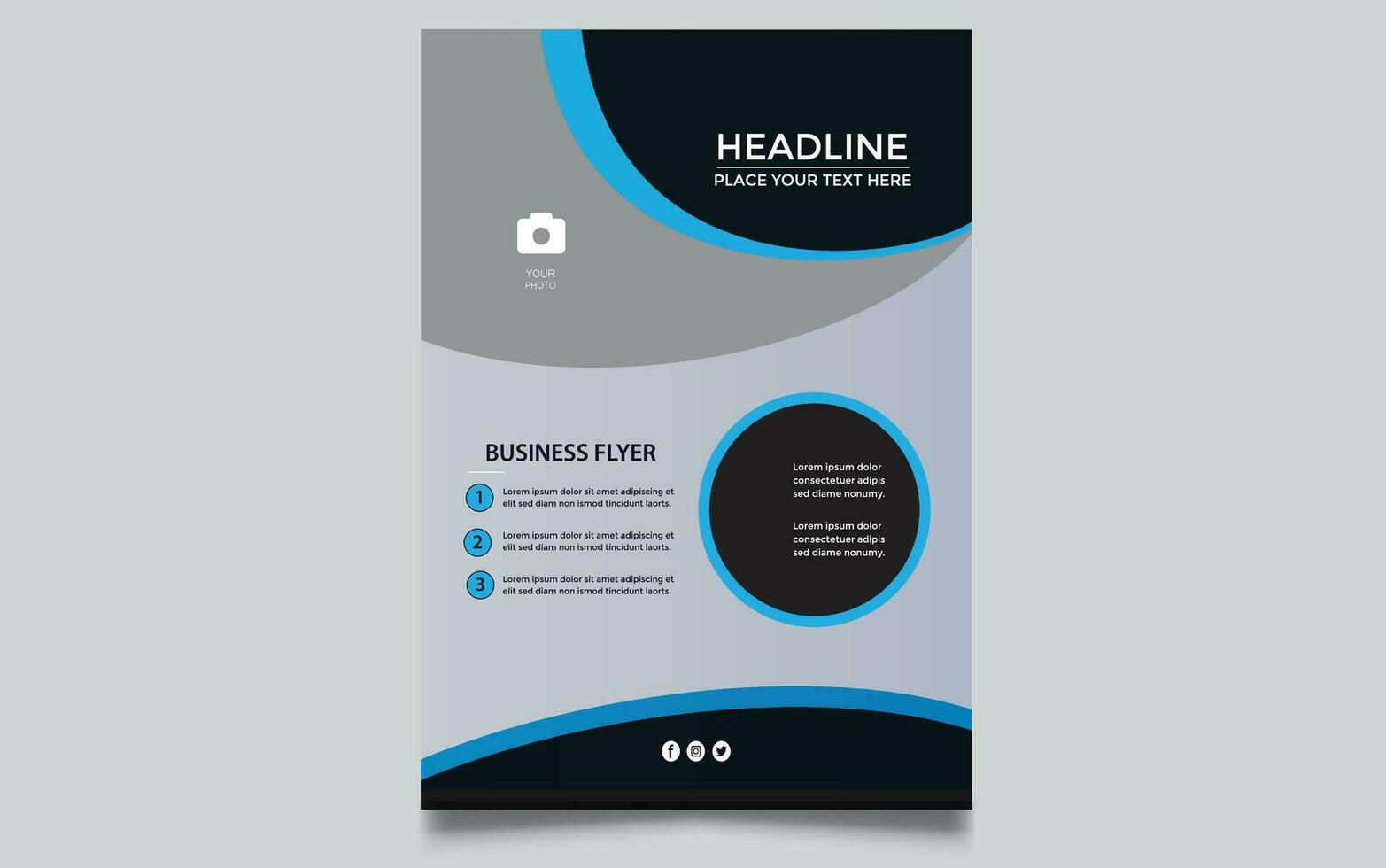 Print template for business and many more vector