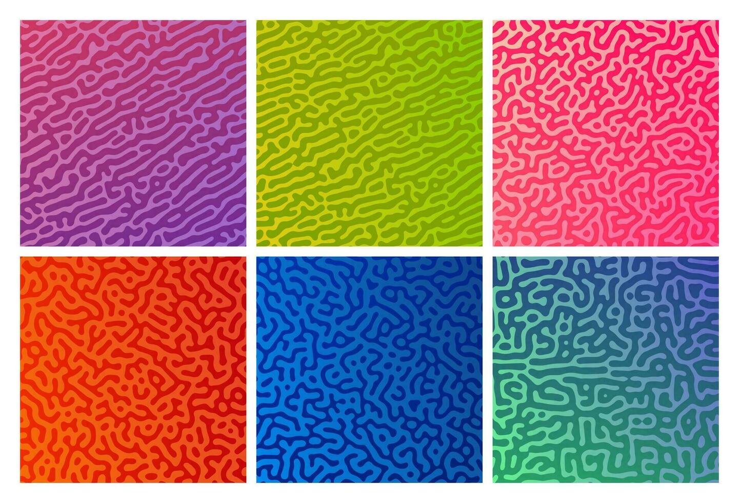 Turing reaction colorful background vector