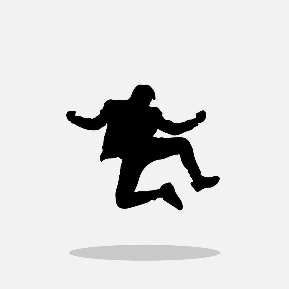 Men jumping vector png