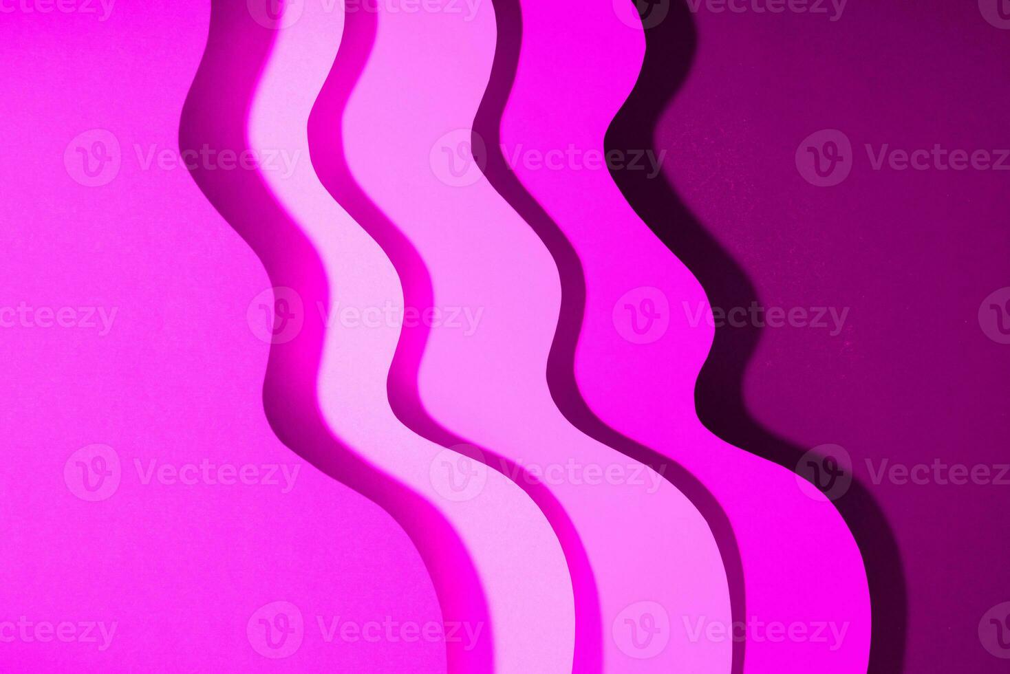 Abstract psychedelic papercut background photo