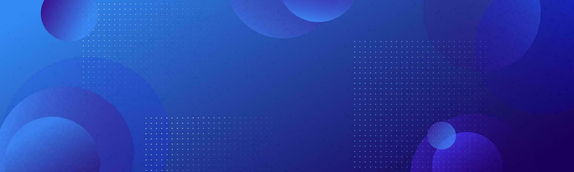 Futuristic bright colorful gradient background with blue and pink circle shape. Abstract dynamic light geometric space backdrop with dots and round form figure vector