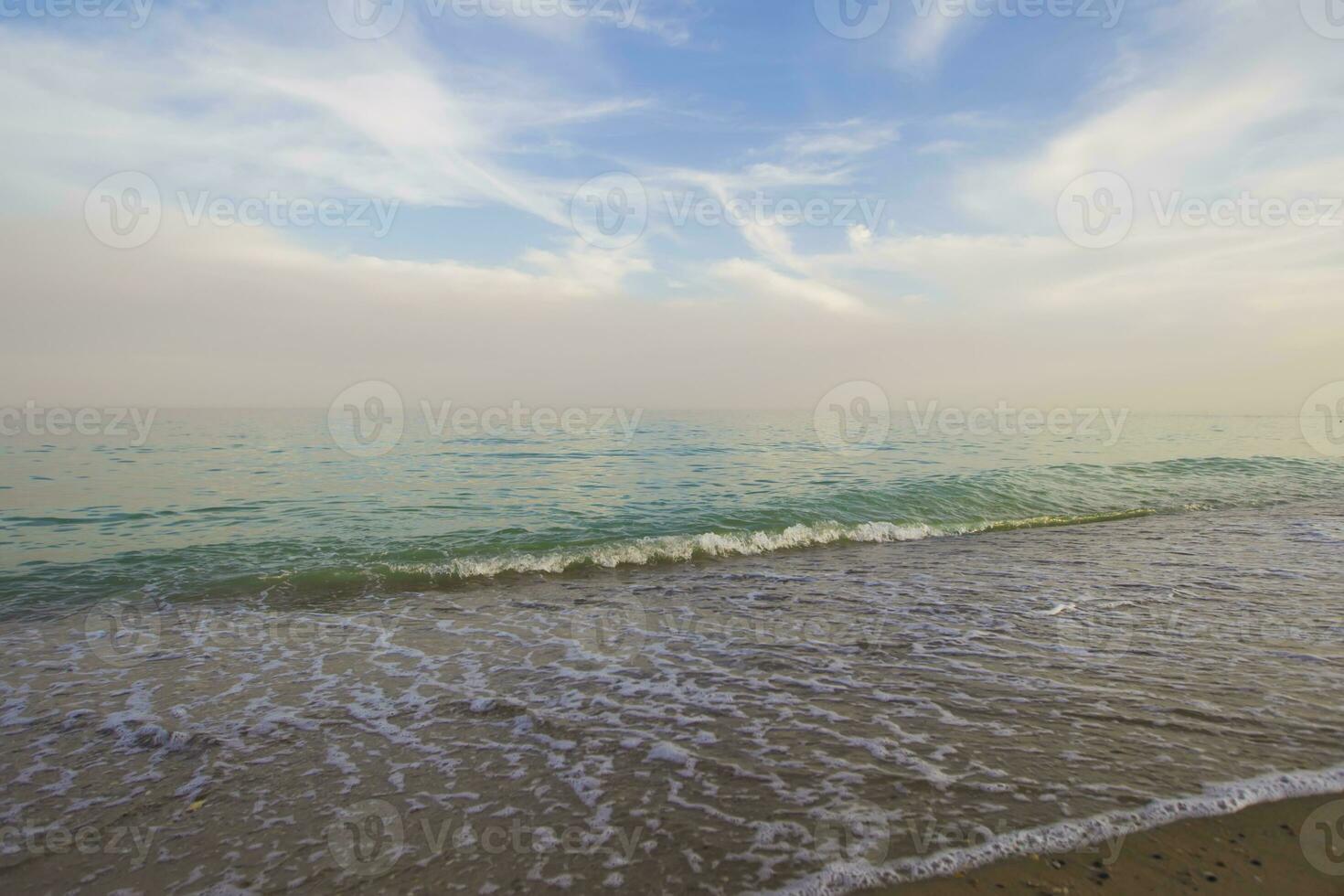 Seascape. Sea wave sky photo