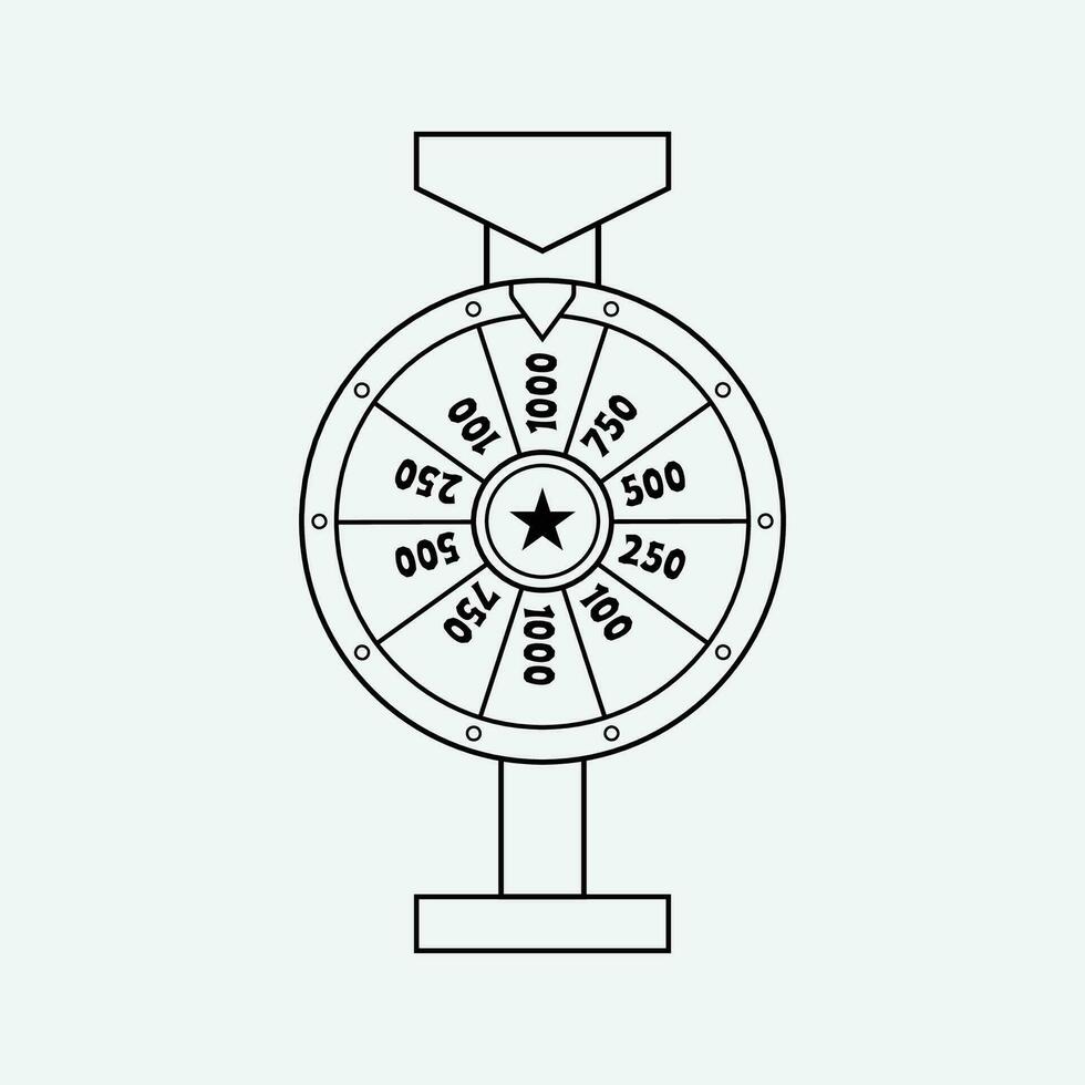 Spinning Wheels Game 32421060 Vector Art at Vecteezy