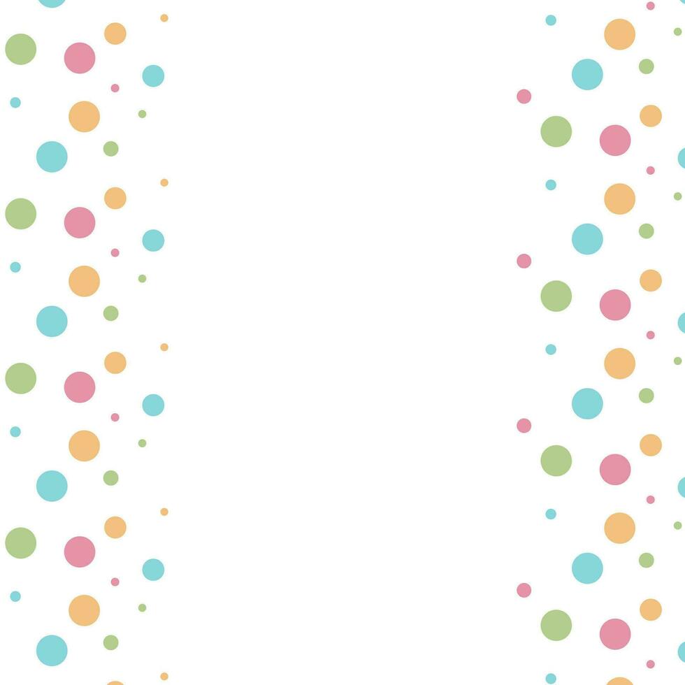 Polka dots colorful background. Holiday background, web icon, symbol, sign, romantic wedding, love card - vector abstract background