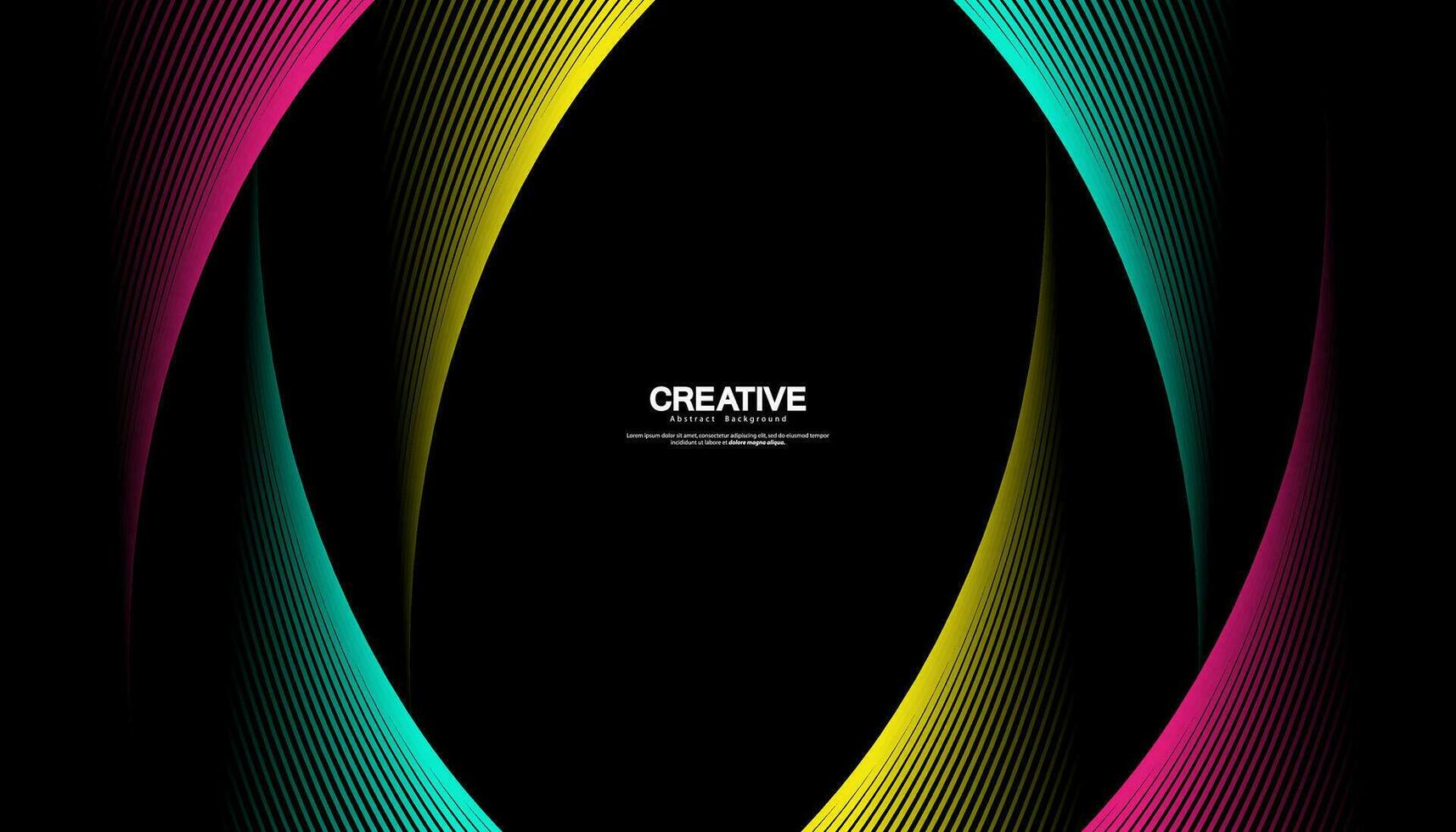 Abstract colorful wave line vector background. Line curve modern design for your ideas, Banners, Placards, Posters. Eps10 vector template.