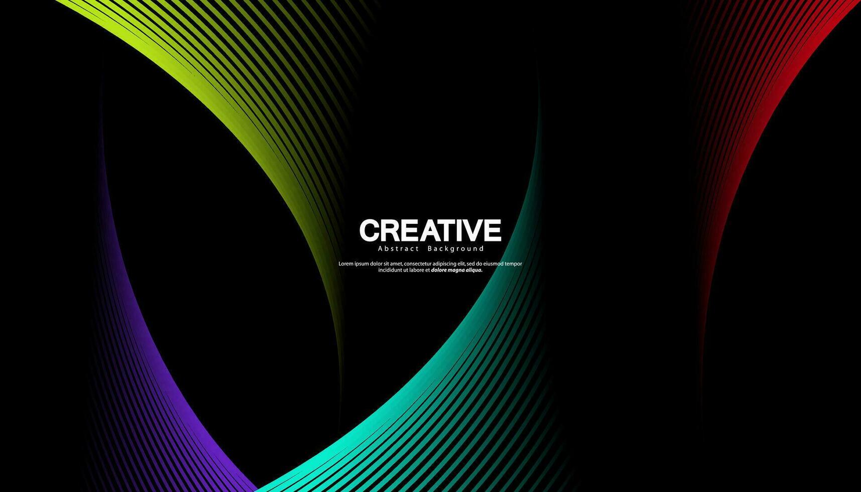 Abstract colorful wave line vector background. Line curve modern design for your ideas, Banners, Placards, Posters. Eps10 vector template.