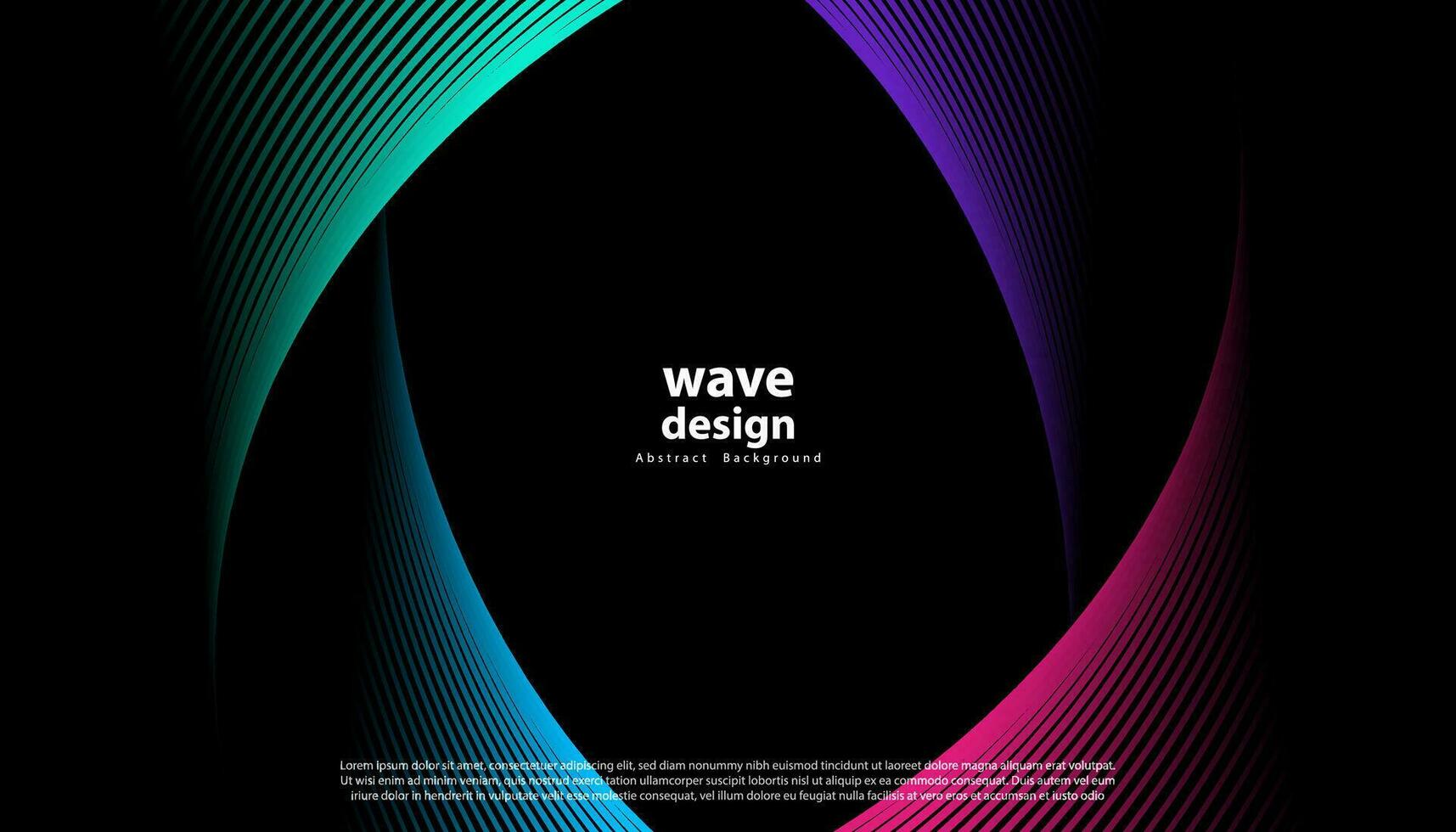 Abstract colorful wave line vector background. Line curve modern design for your ideas, Banners, Placards, Posters. Eps10 vector template.