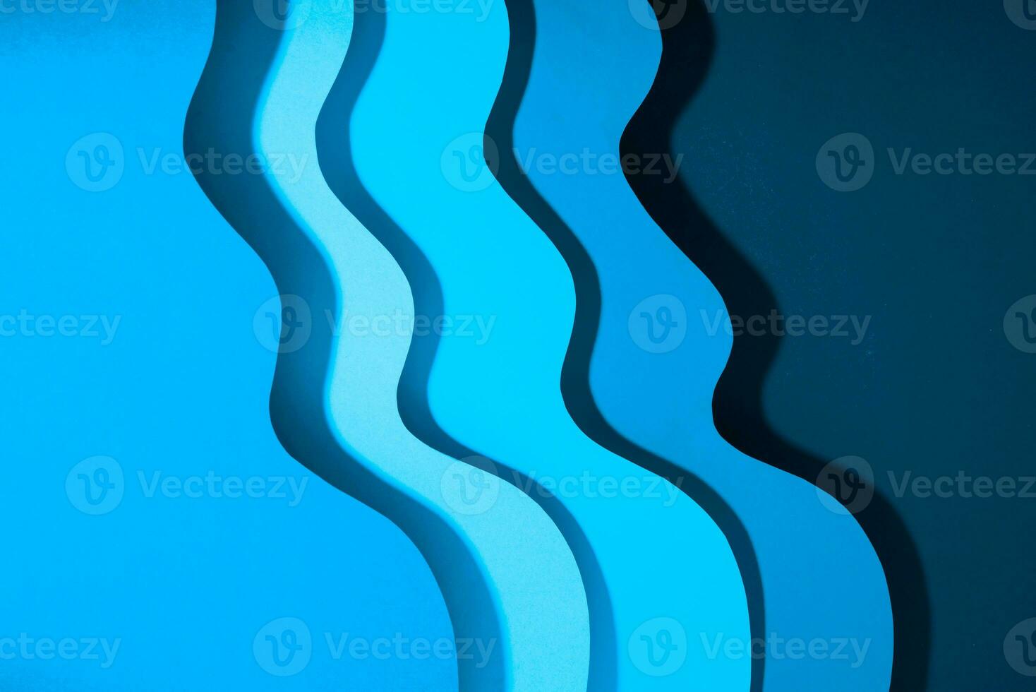 Abstract psychedelic papercut background photo