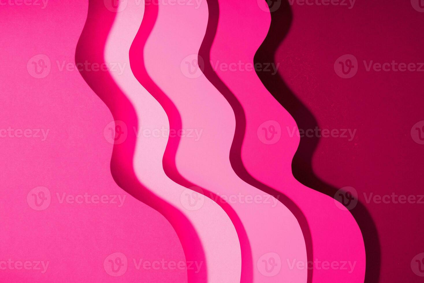 Abstract psychedelic papercut background photo