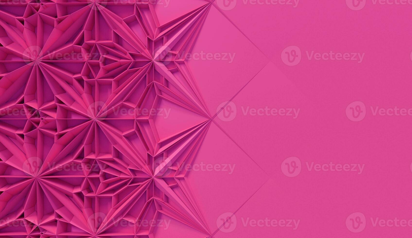 3d abstract geometrical background 3d render illustration photo