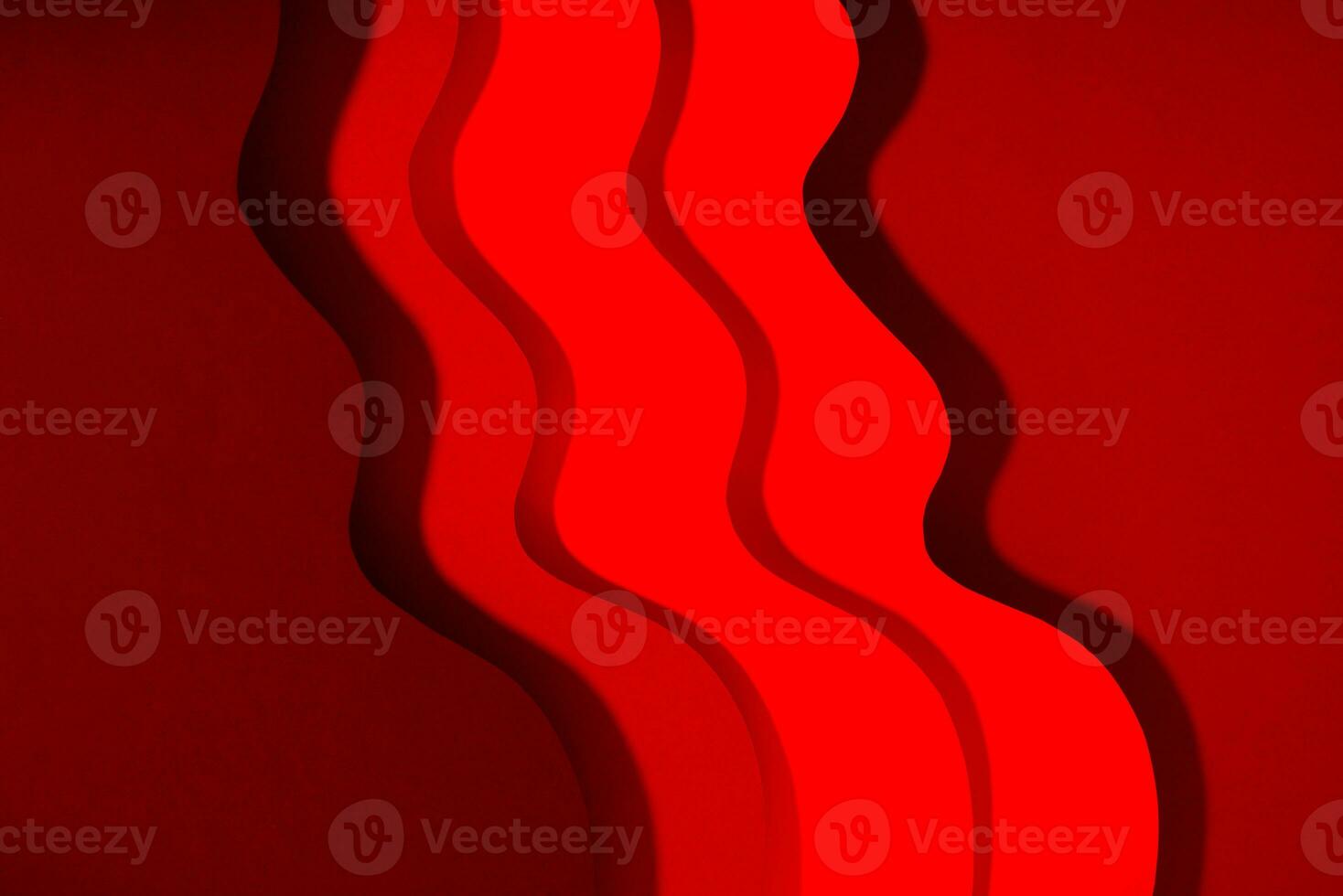 Abstract psychedelic papercut background photo