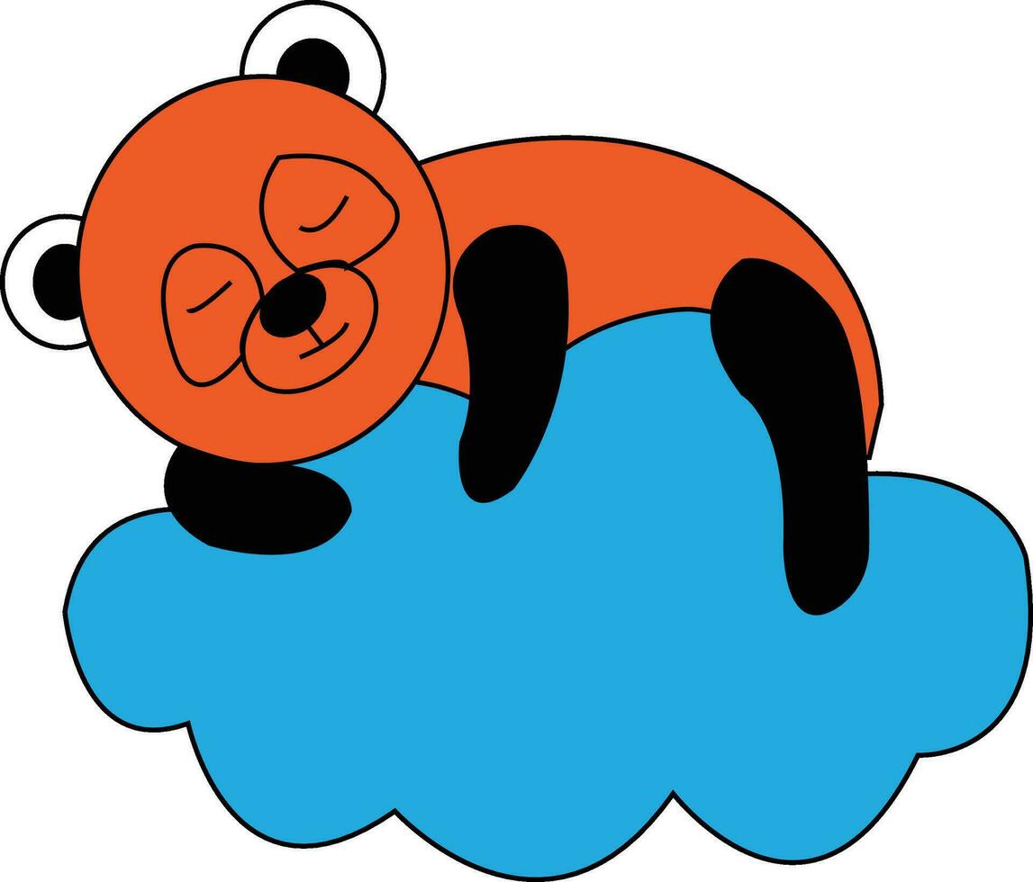 This is a vector panda