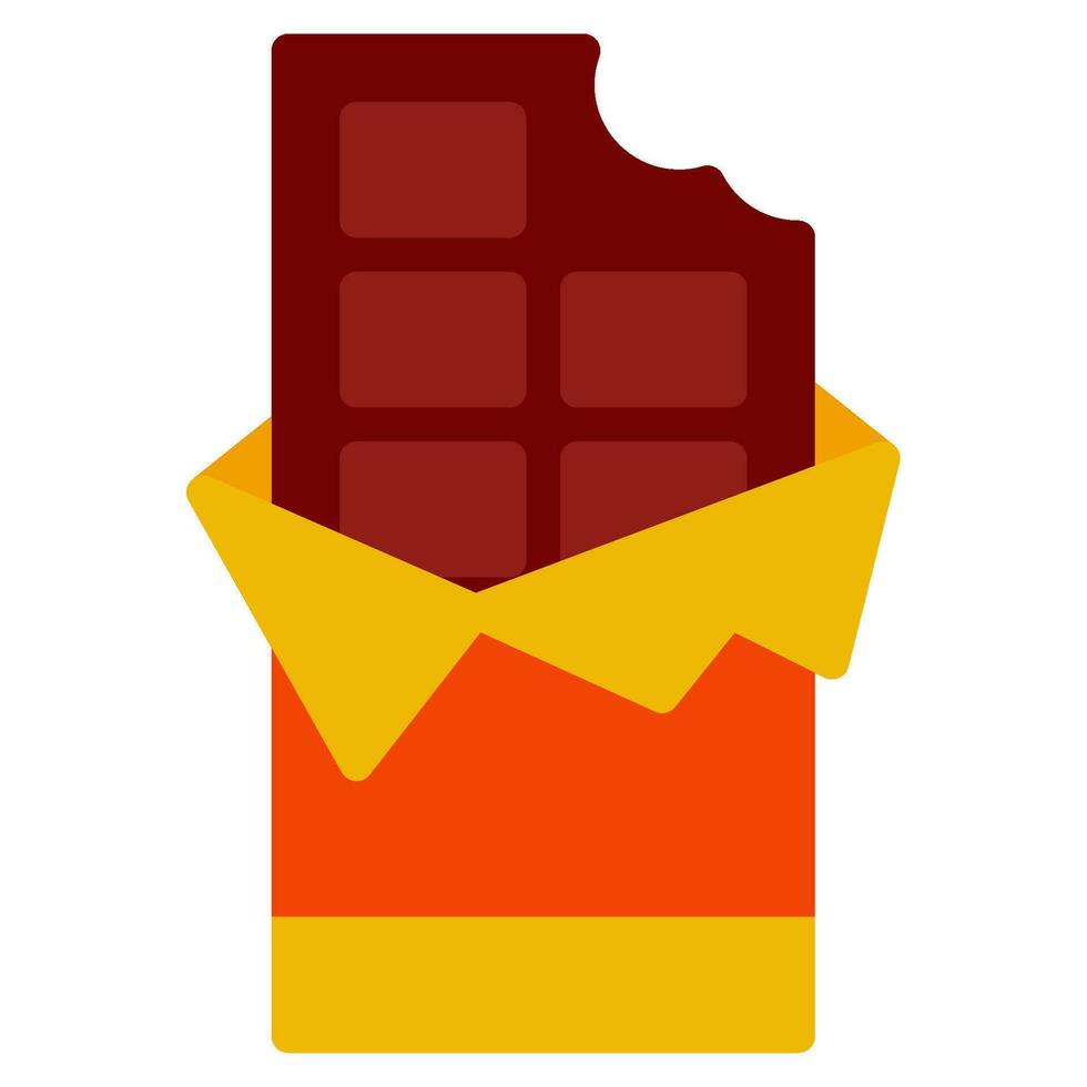 fast food chocolate icon vector