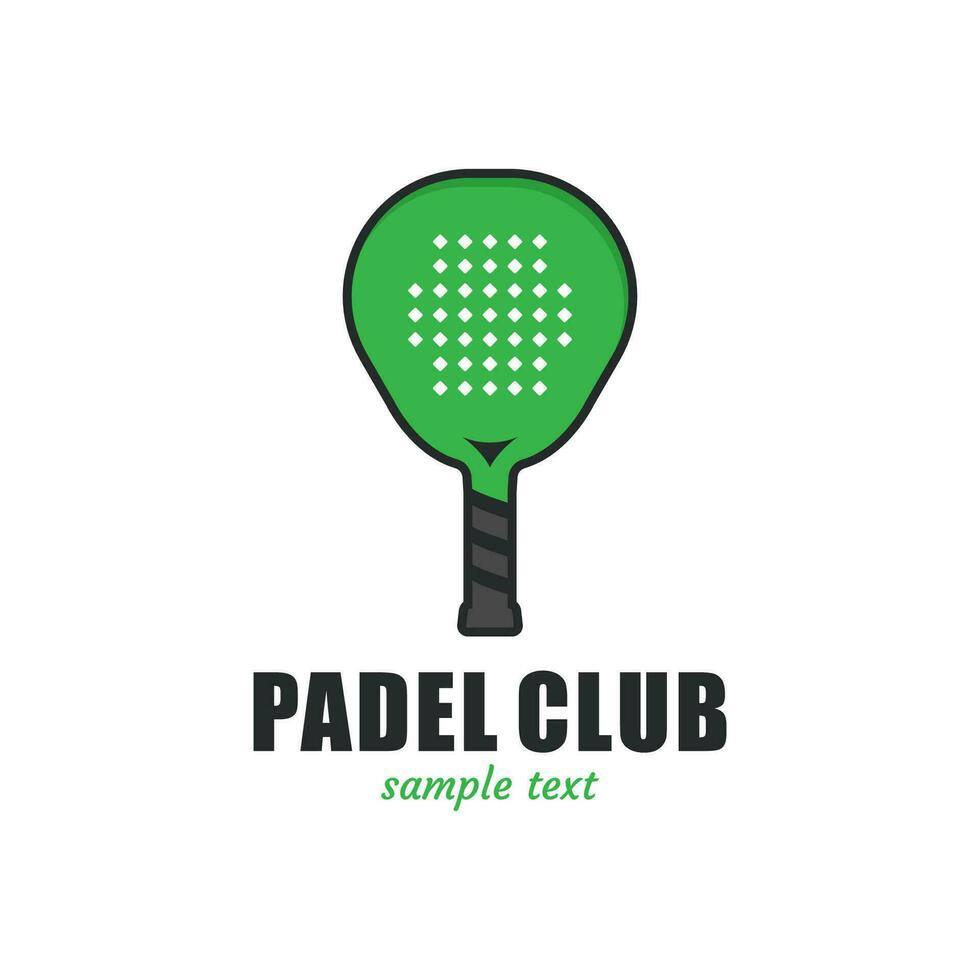 Padel Tennis Vector Illustration Icon