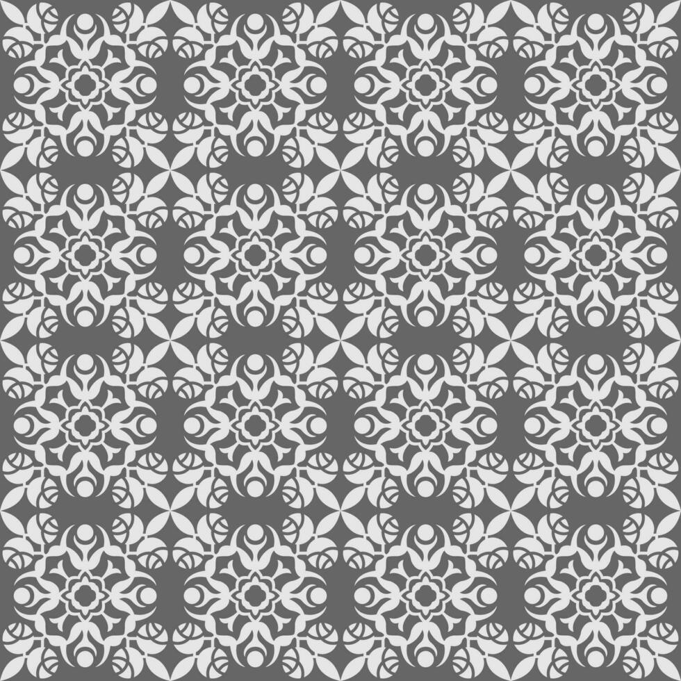 Vector damask seamless pattern element.