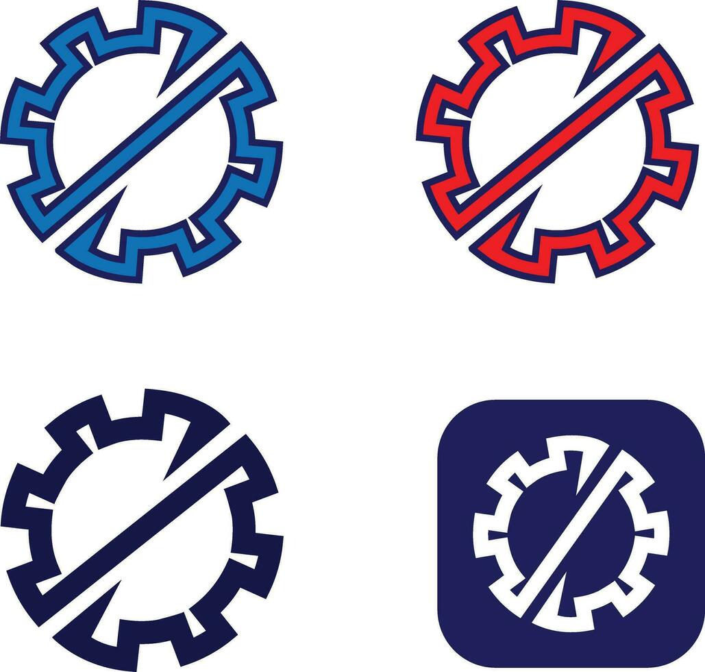 setting apps logo vector