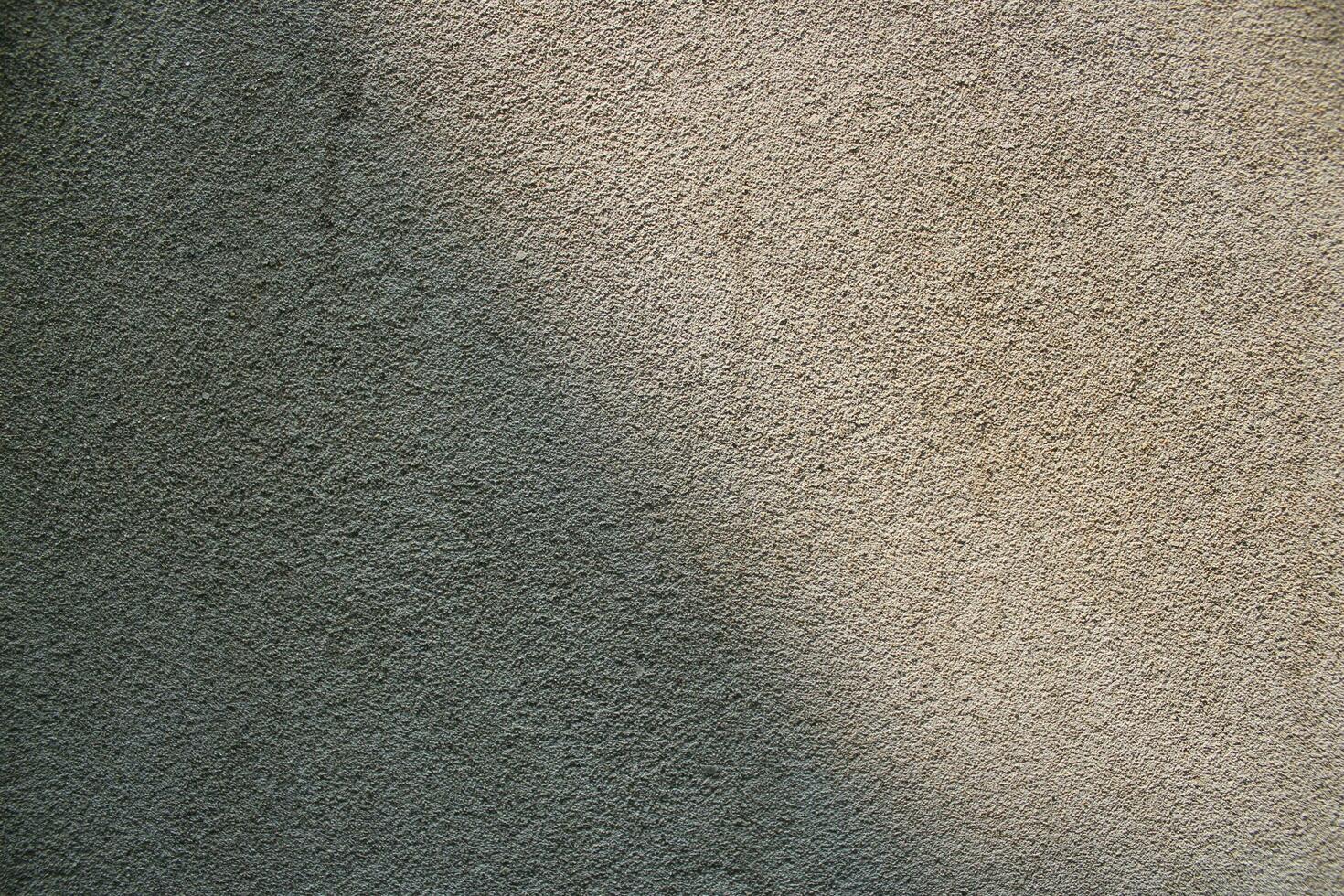 Cement and brick wall texture background, sun rays on the cement wall surface, smooth cement wall backdrop photo