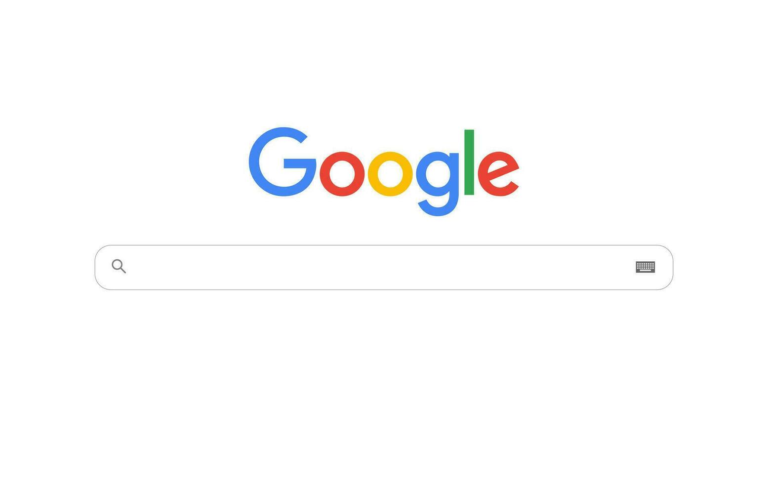 Google search page vector