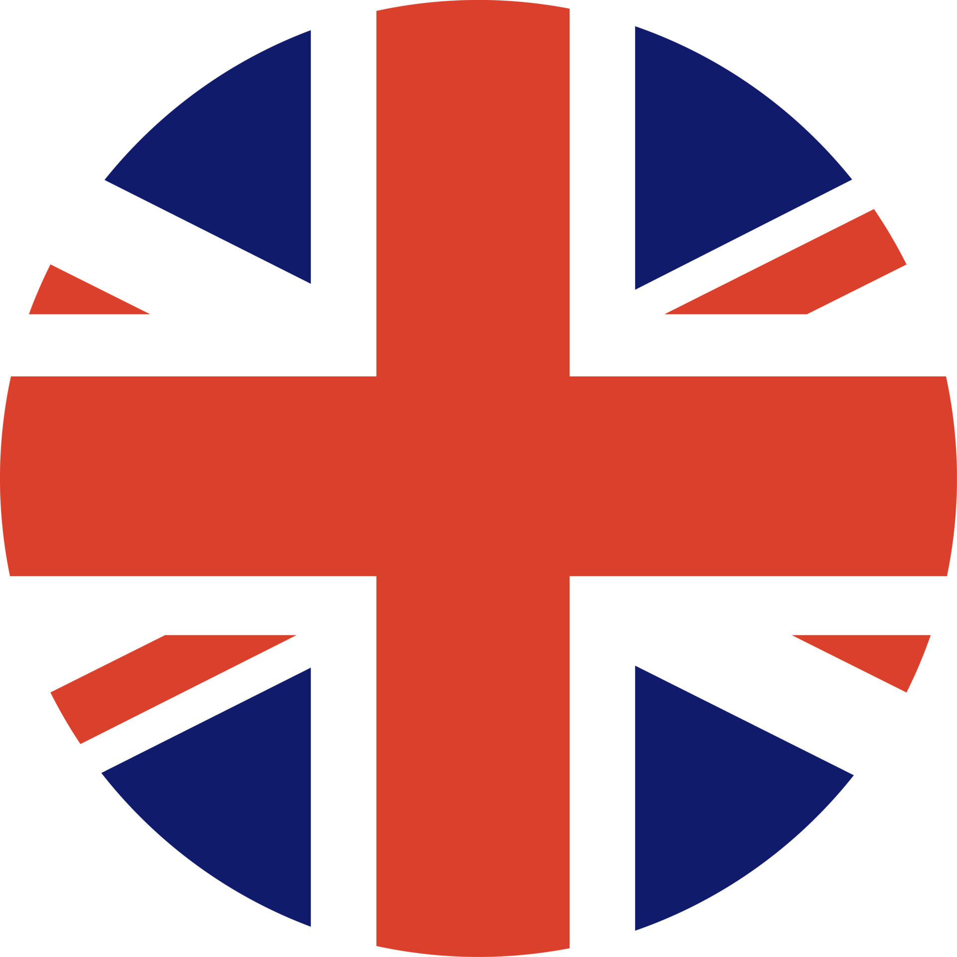 United Kingdom flag round icon. UK flag symbol. Official color scheme. British flag in circle