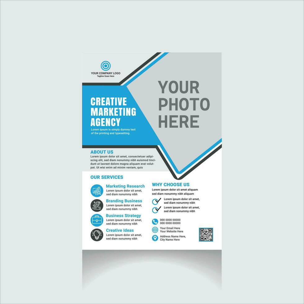 ,Corporate Flyer design vector