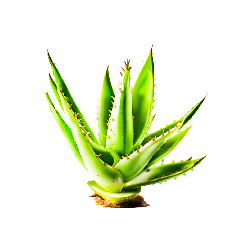 Aloe vera Herbalism Skin Gel Acne Generative Ai png